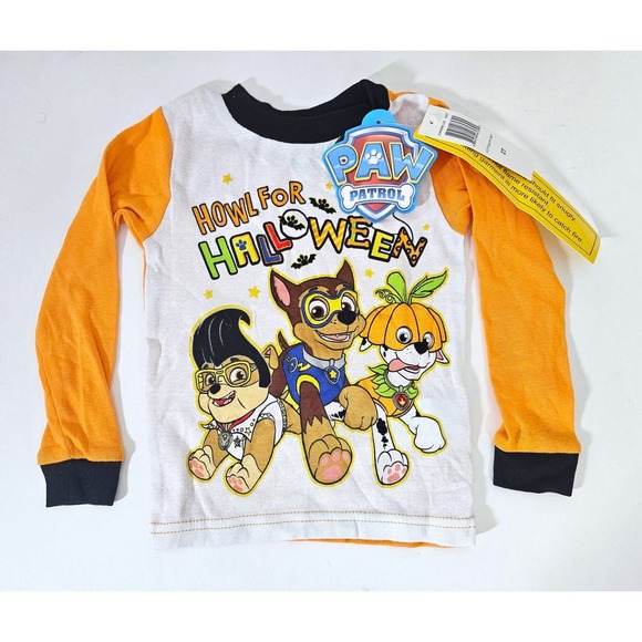 Paw Patrol Boys 2T Pajamas Set Glow In The Dark Howl for Halloween NEW‎ - Picture 2 of 8